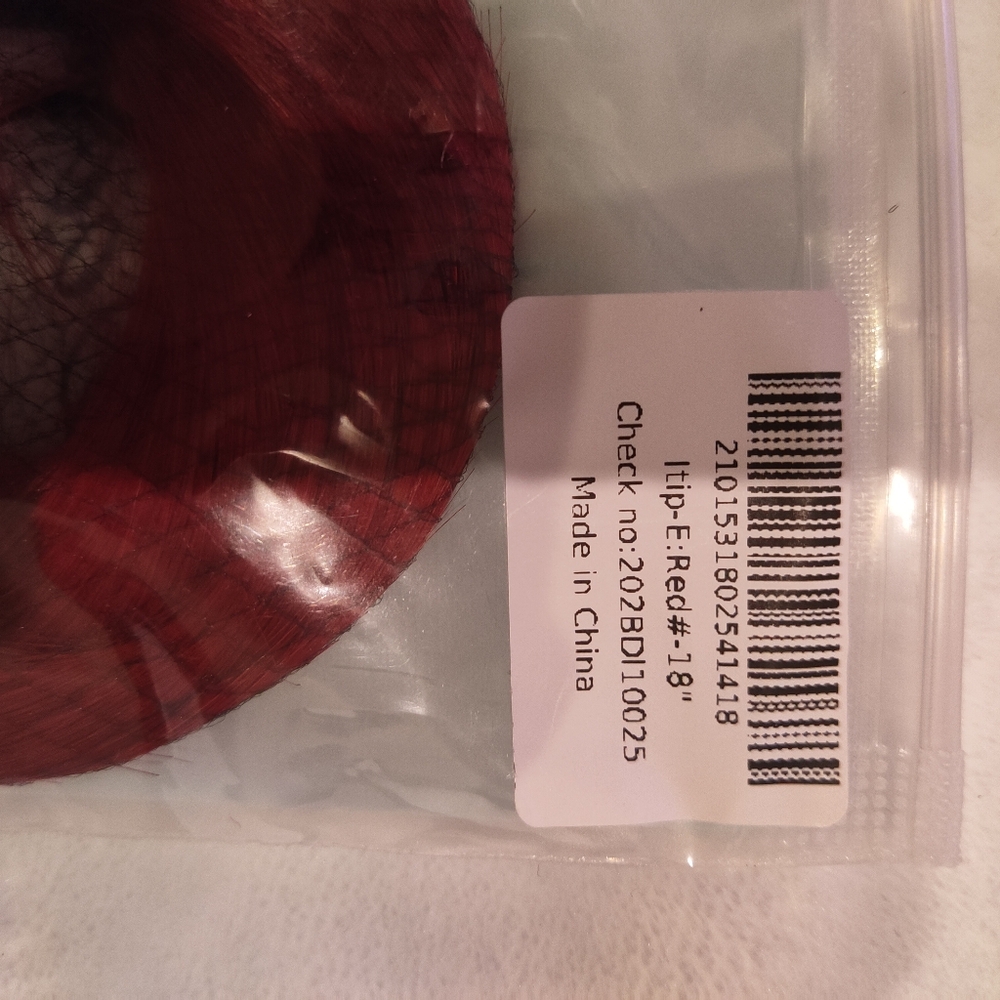 Doores 100% Human Hair Red Itip Keratin Bonded 18" Straight Extensions 25g - Picture 8 of 10